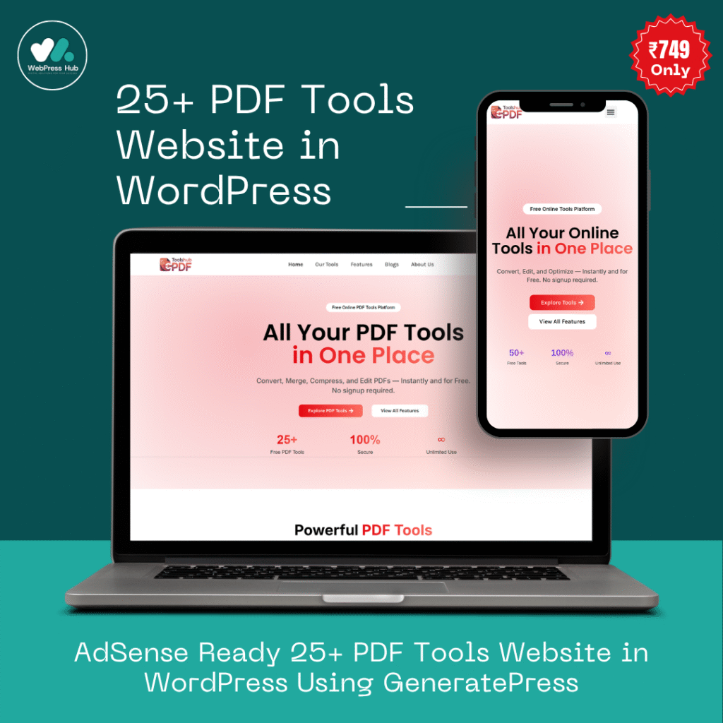 25+ PDF Tools Website in Wordpress